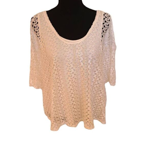 Cupio Womens Two Piece Tank and Lace Top Size Large - Picture 1 of 13